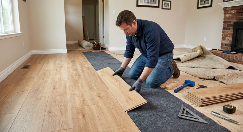 Laminate Floor Remodeling in Oxon Hill, MD
