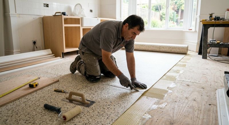 Linoleum Floor Installation in Oxon Hill, MD