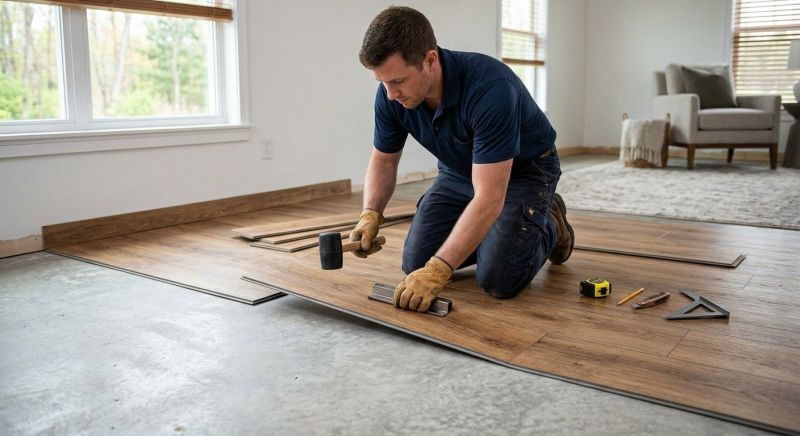 Luxury Vinyl Tile Installation in Clifton, VA