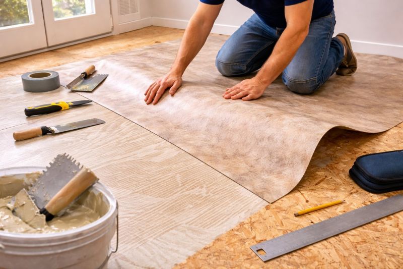 Sheet Flooring Installation in Silver Spring, MD