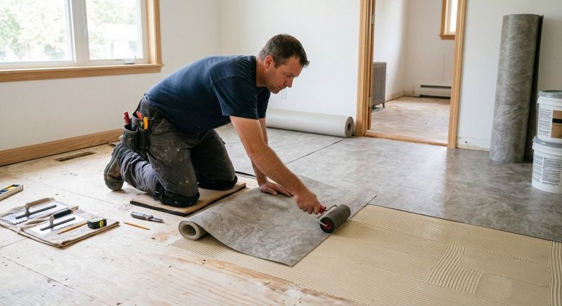Sheet Vinyl Installation in Clifton, VA