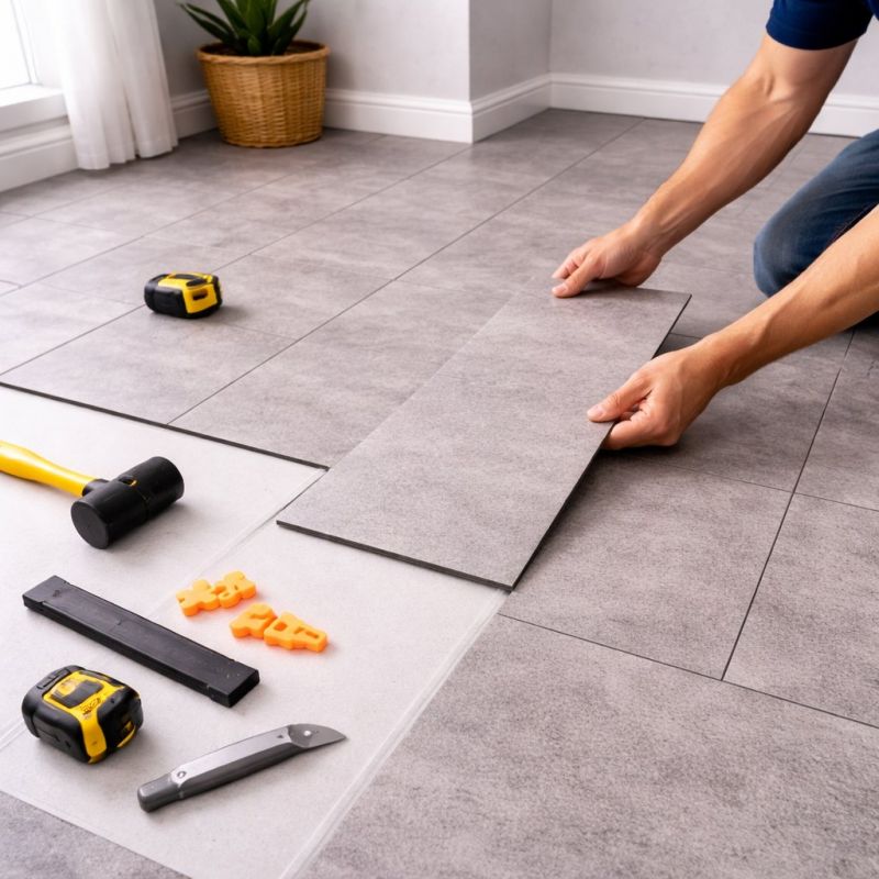 Vinyl Tile Installation in Oxon Hill, MD