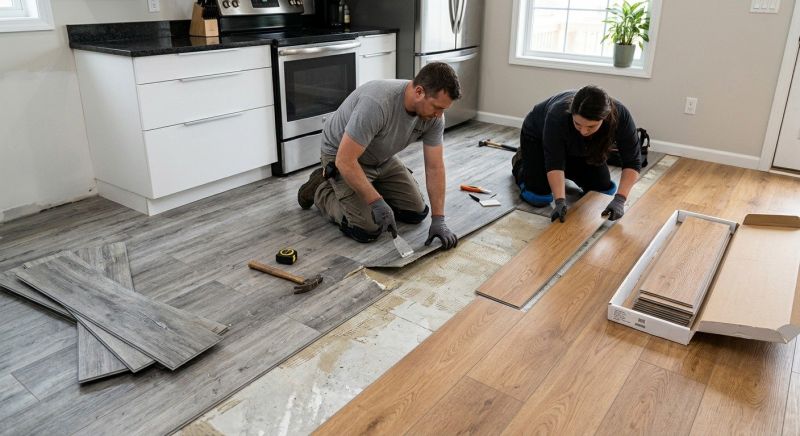 Vinyl Tile Replacement in Oxon Hill, MD